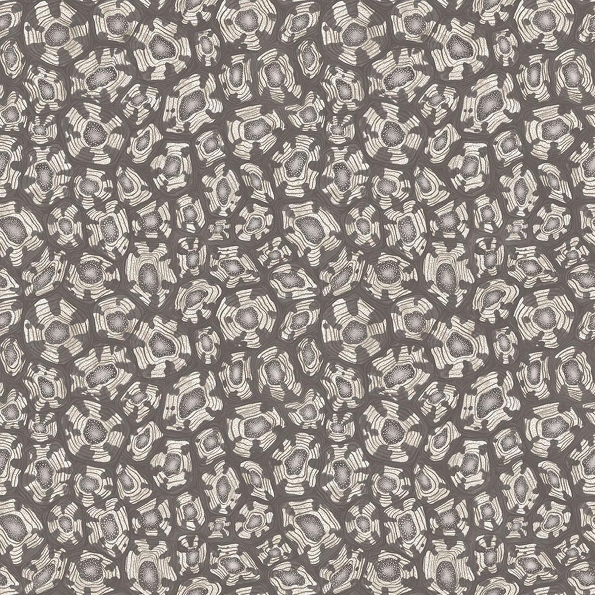 Savanna Shell Wallpaper 119 4023 by Cole & Son in Soot Snow Metallic SilverRoll