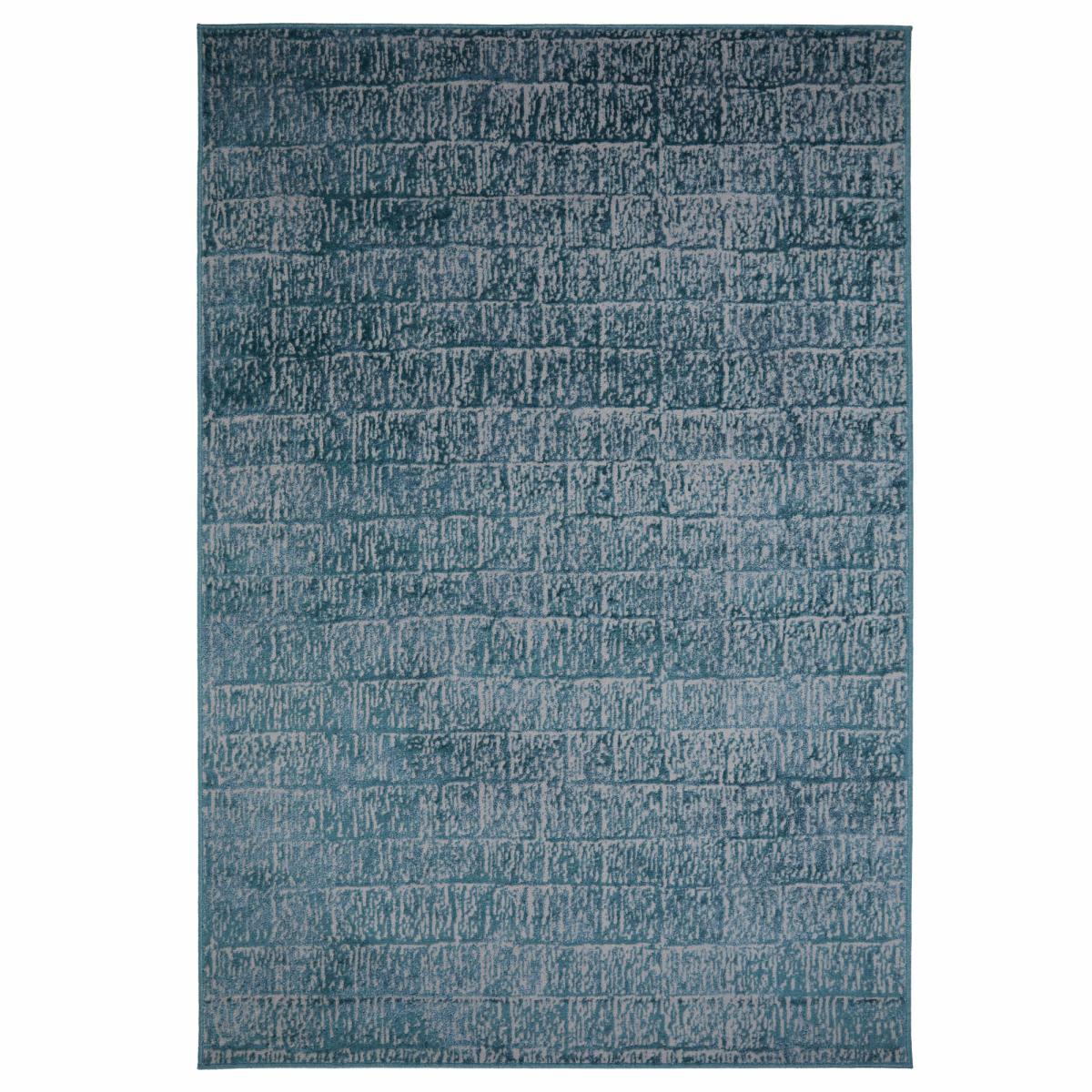 Manhattan 709 B in Distressed Modern Teal Blue 80x150cm – image 5