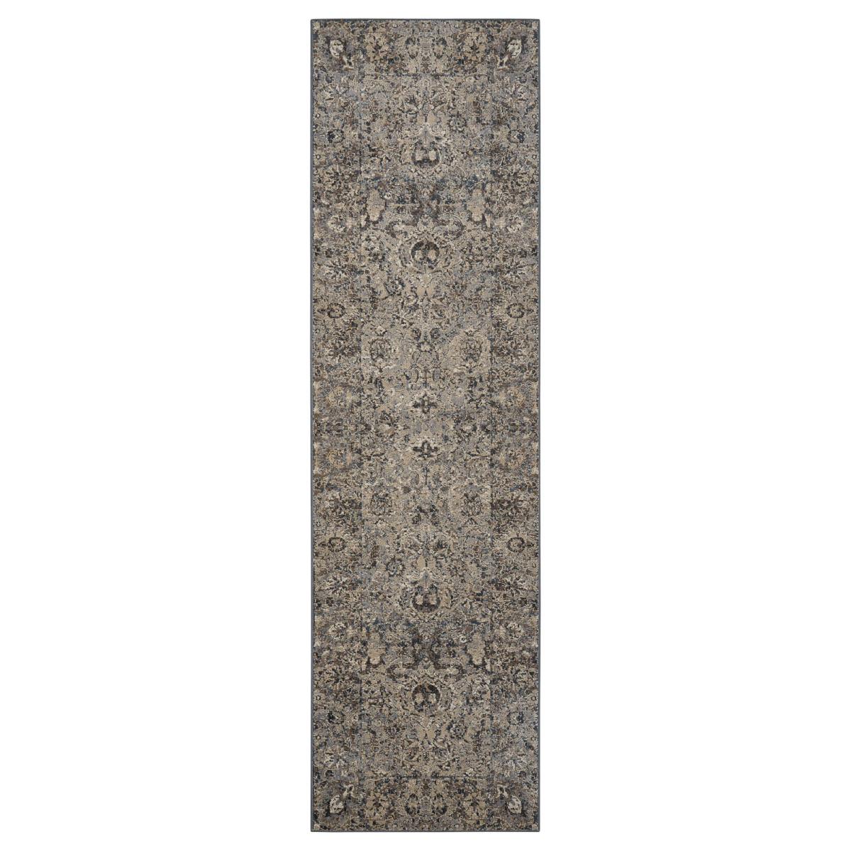 Malta Hallway Runners MAI03 by Kathy Ireland in Slate 67x235cm – image 4