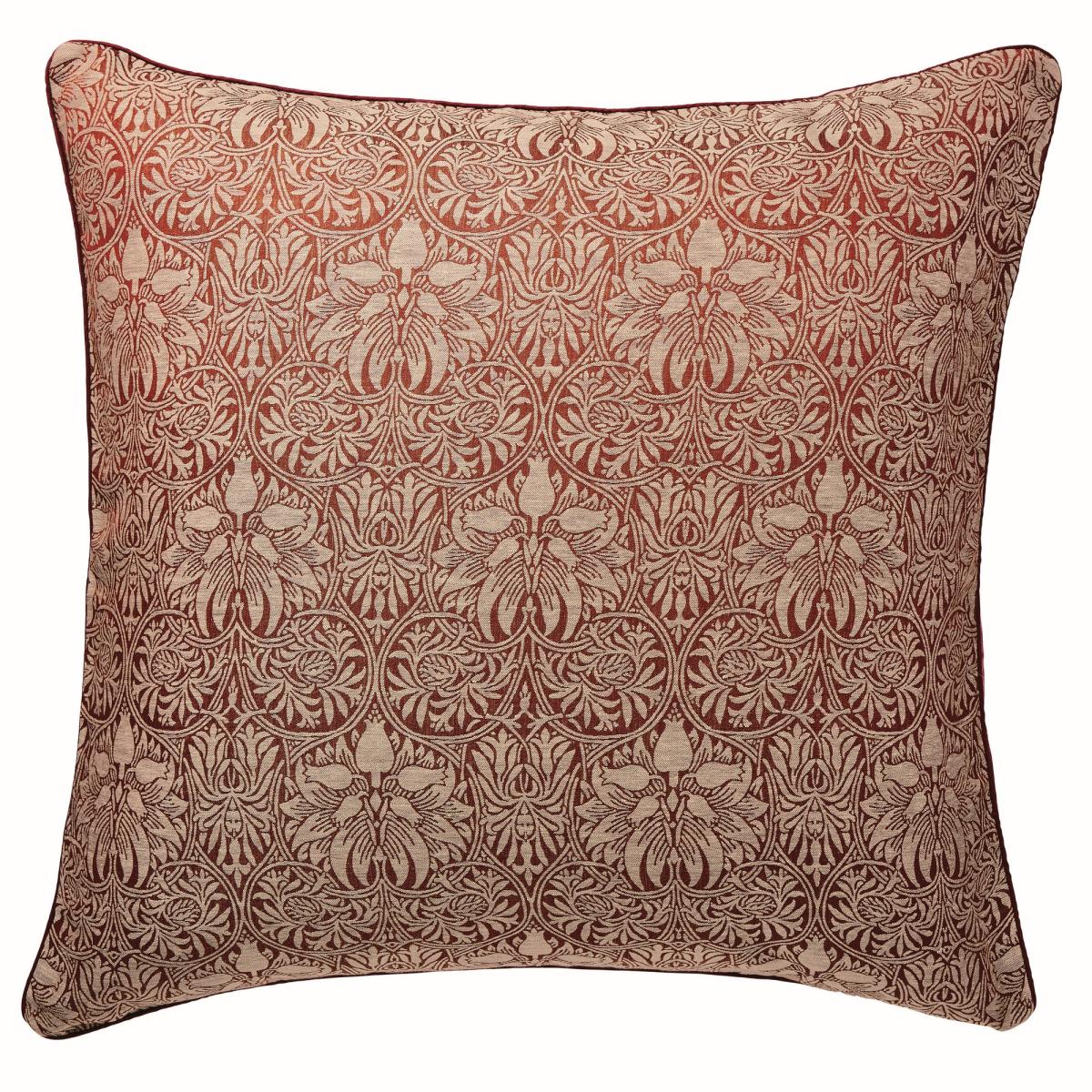 Crown Imperial Floral Bedding by Morris & Co in Red 230x220cm – image 5