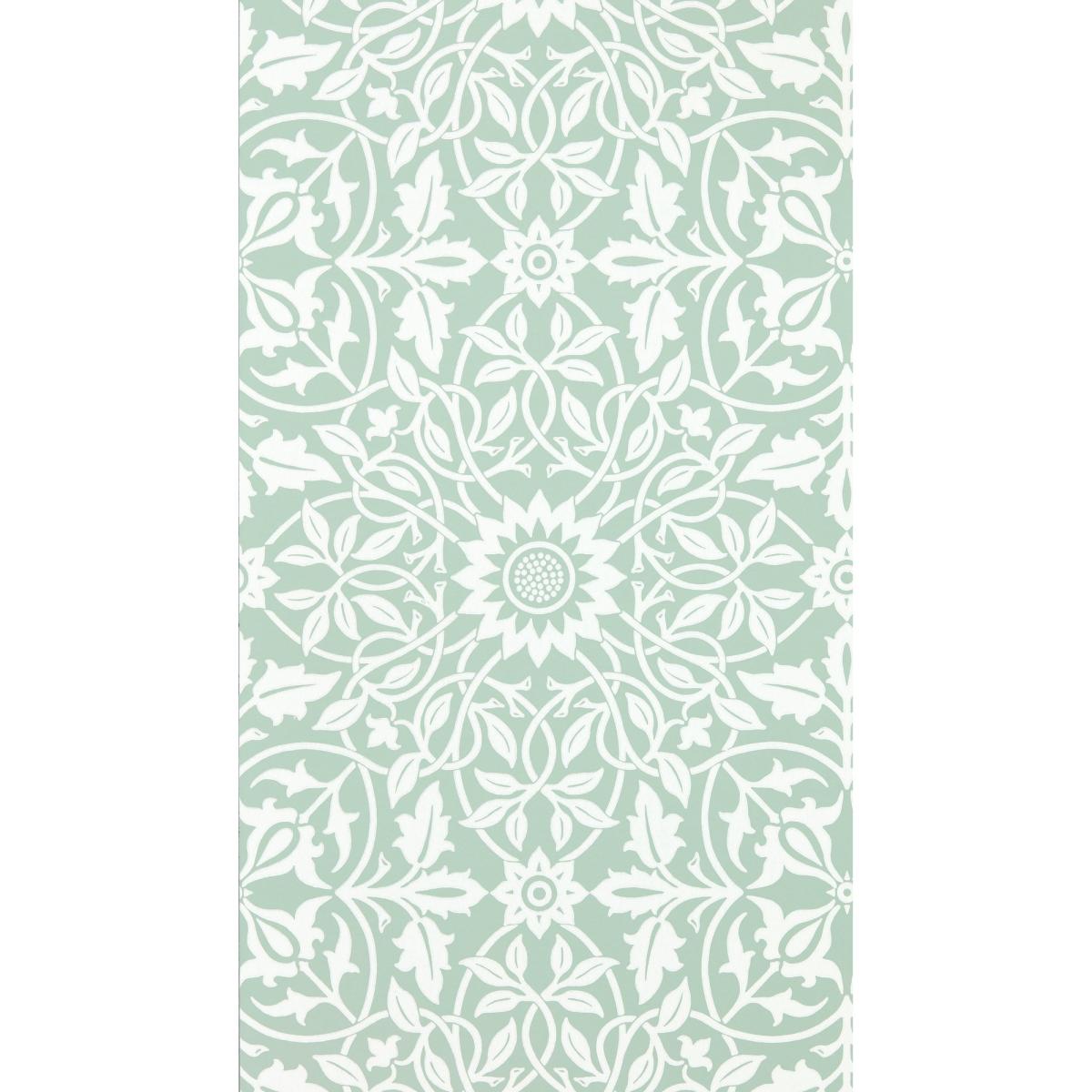 St James Ceiling Wallpaper 217077 by Morris & Co in Willow Green Roll – image 1