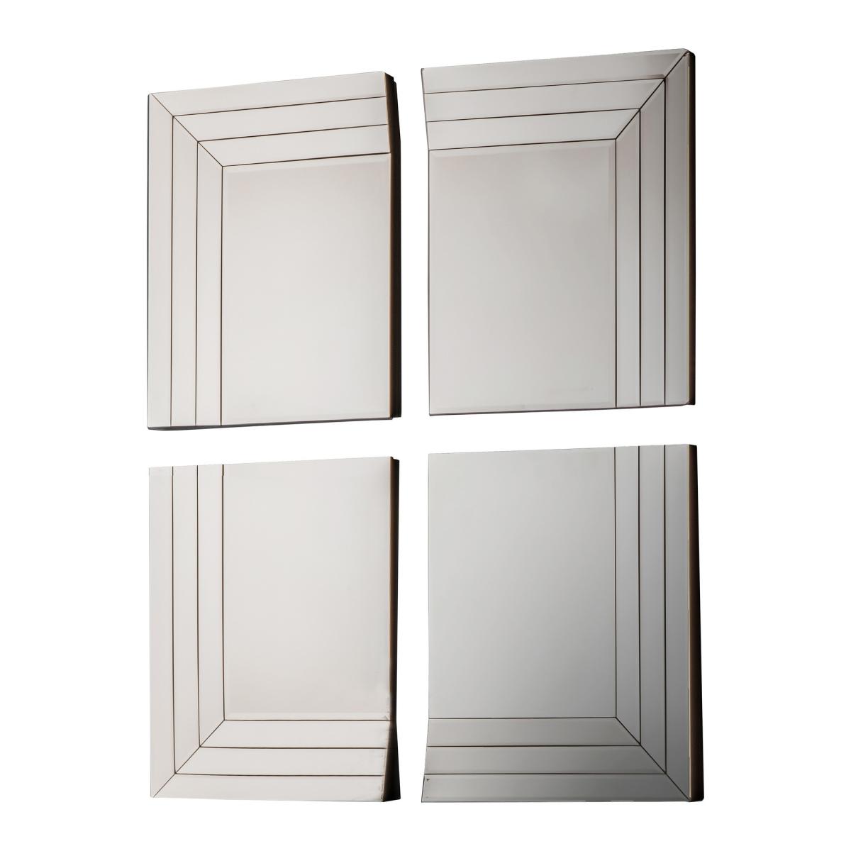 Luxe Tapi Marcello Square Wall Mirror Set of 450x40cm – image 3