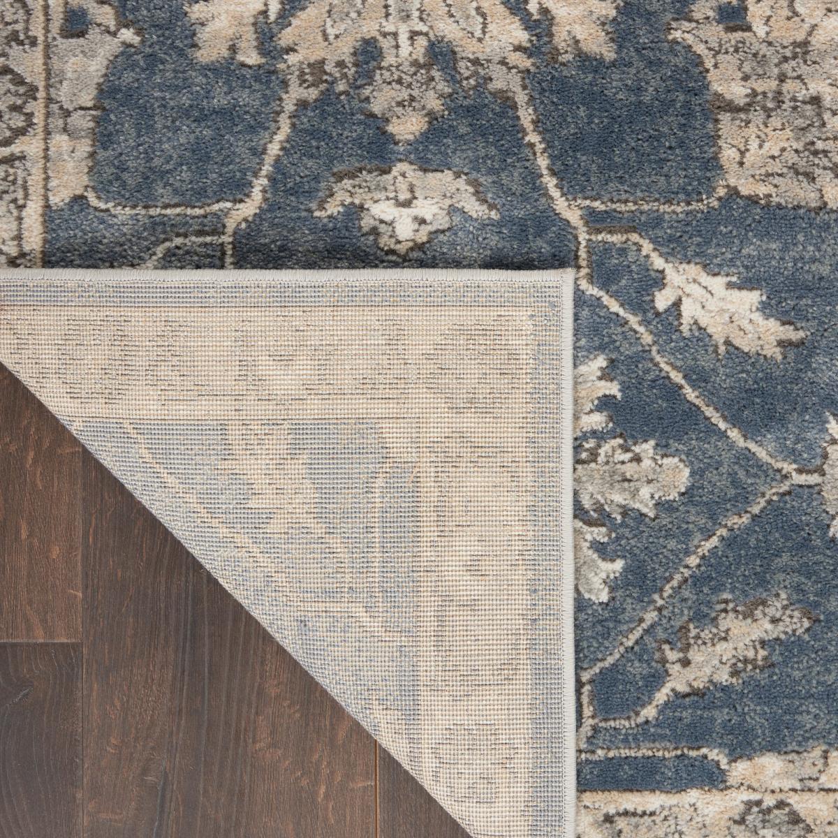 Quarry Modern Print Rugs QUA06 in Blue Beige by Nourison 201x290cm – image 2