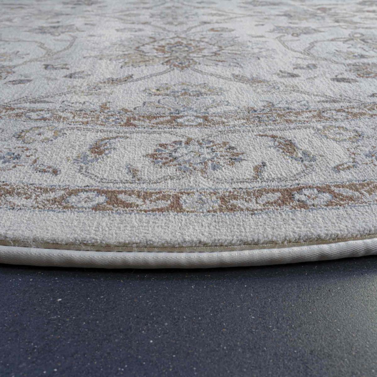Da Vinci Traditional Round Circle Rug 57166 6285 in Cream160x160cm – image 2