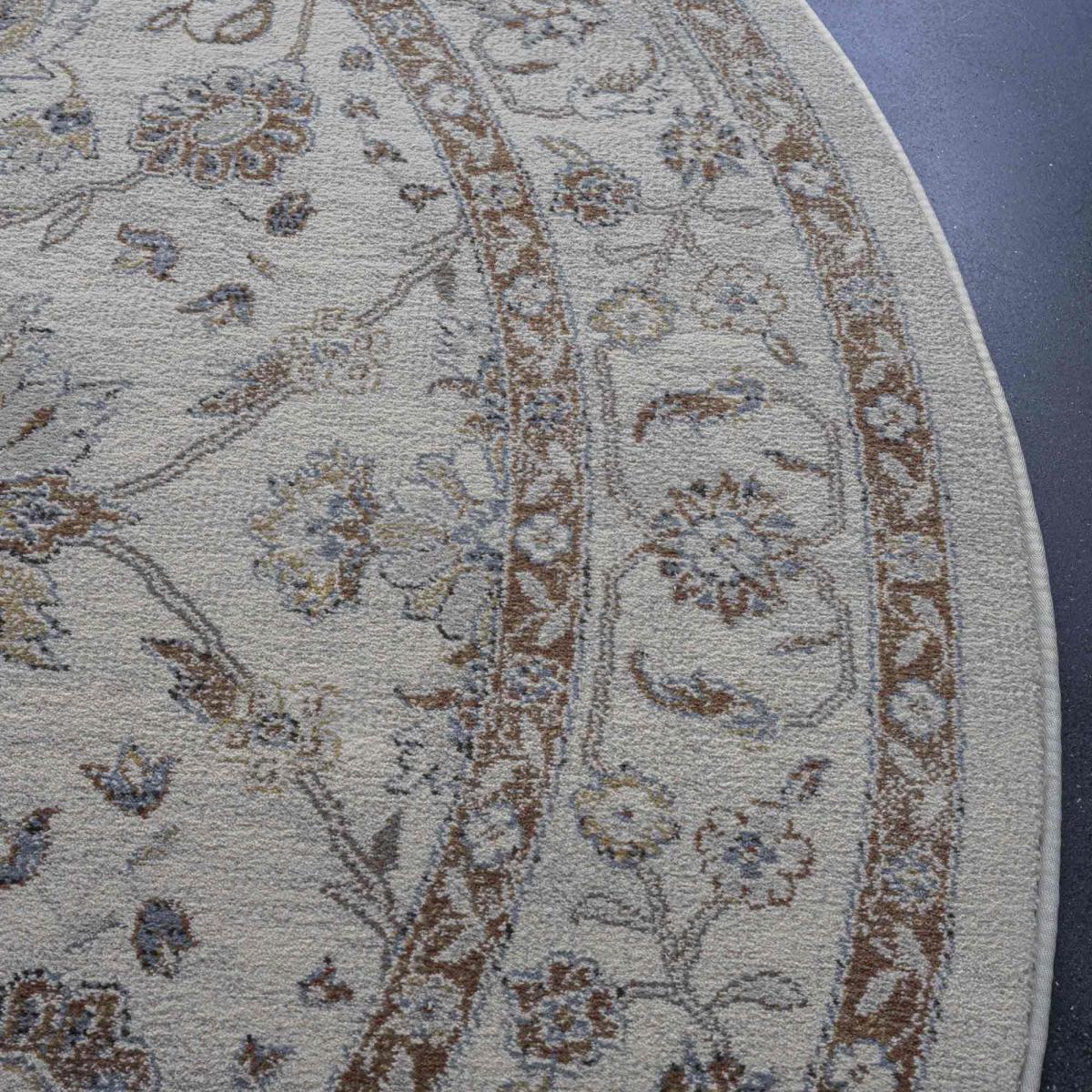 Da Vinci Traditional Round Circle Rug 57166 6285 in Cream160x160cm – image 3