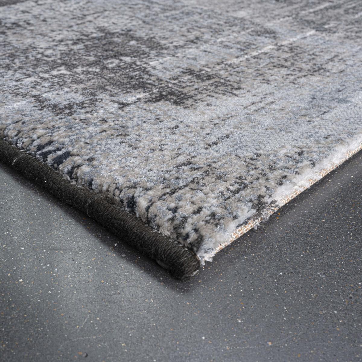 Canyon Abstract Modern Rug 52069 3575 in Silver Grey133x195cm – image 4