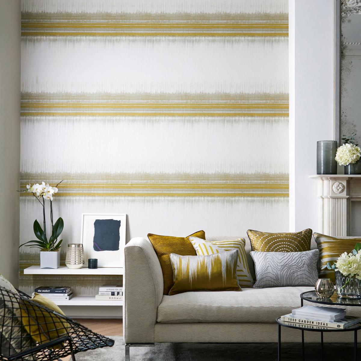 Distinct Wallpaper 111564 by Harlequin in Ochre YellowRoll – image 2