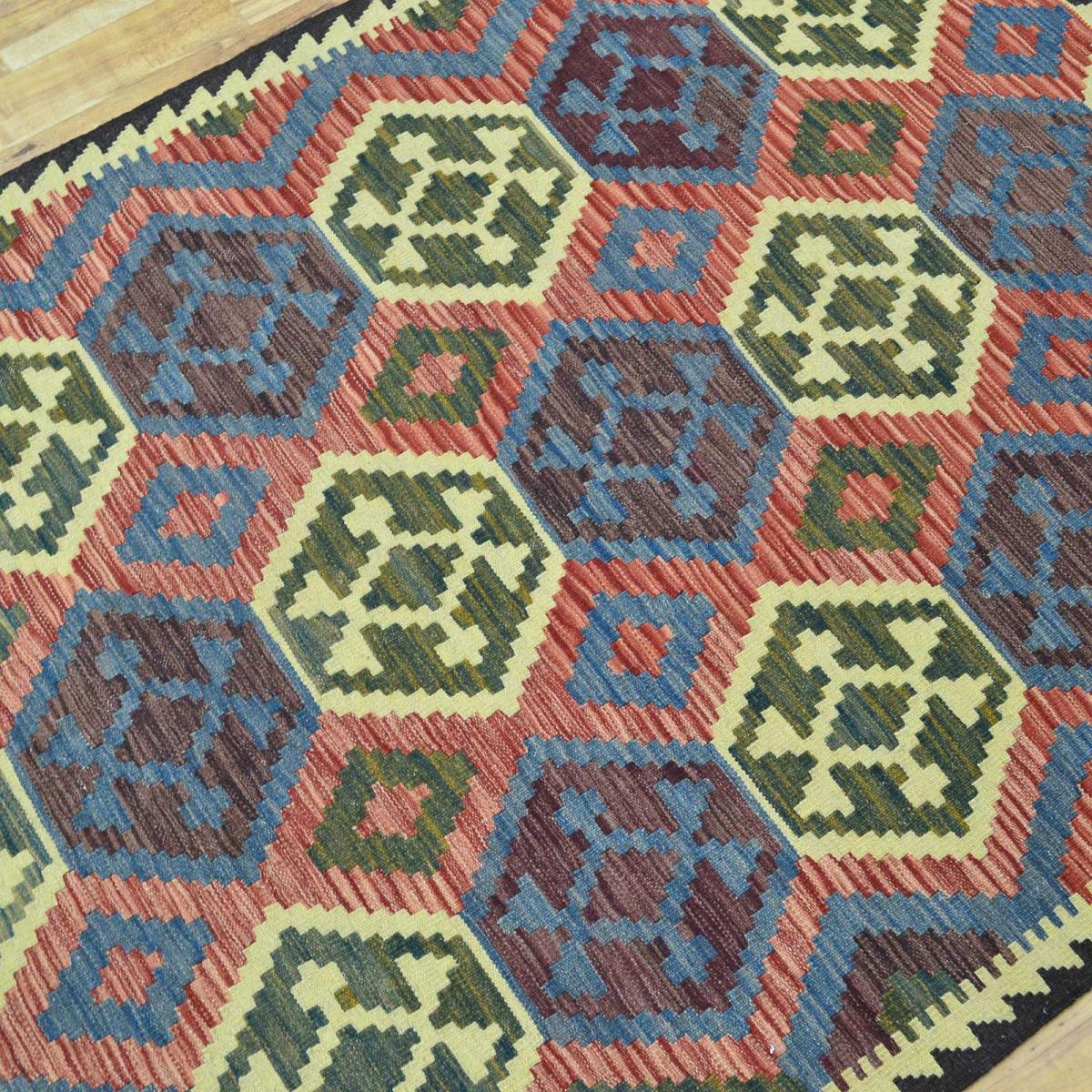 Dura Multicoloured Kelim Rug 130x183cm – image 4