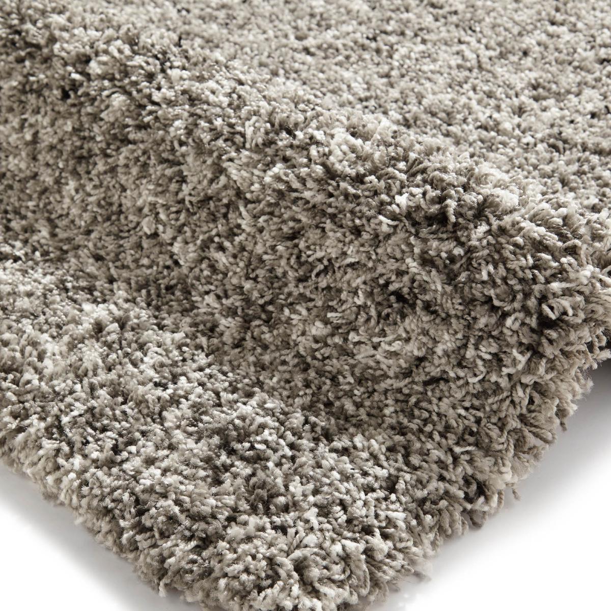 Vista Soft Shaggy Plain Rugs 3547 in Silver Grey 120x170cm – image 2