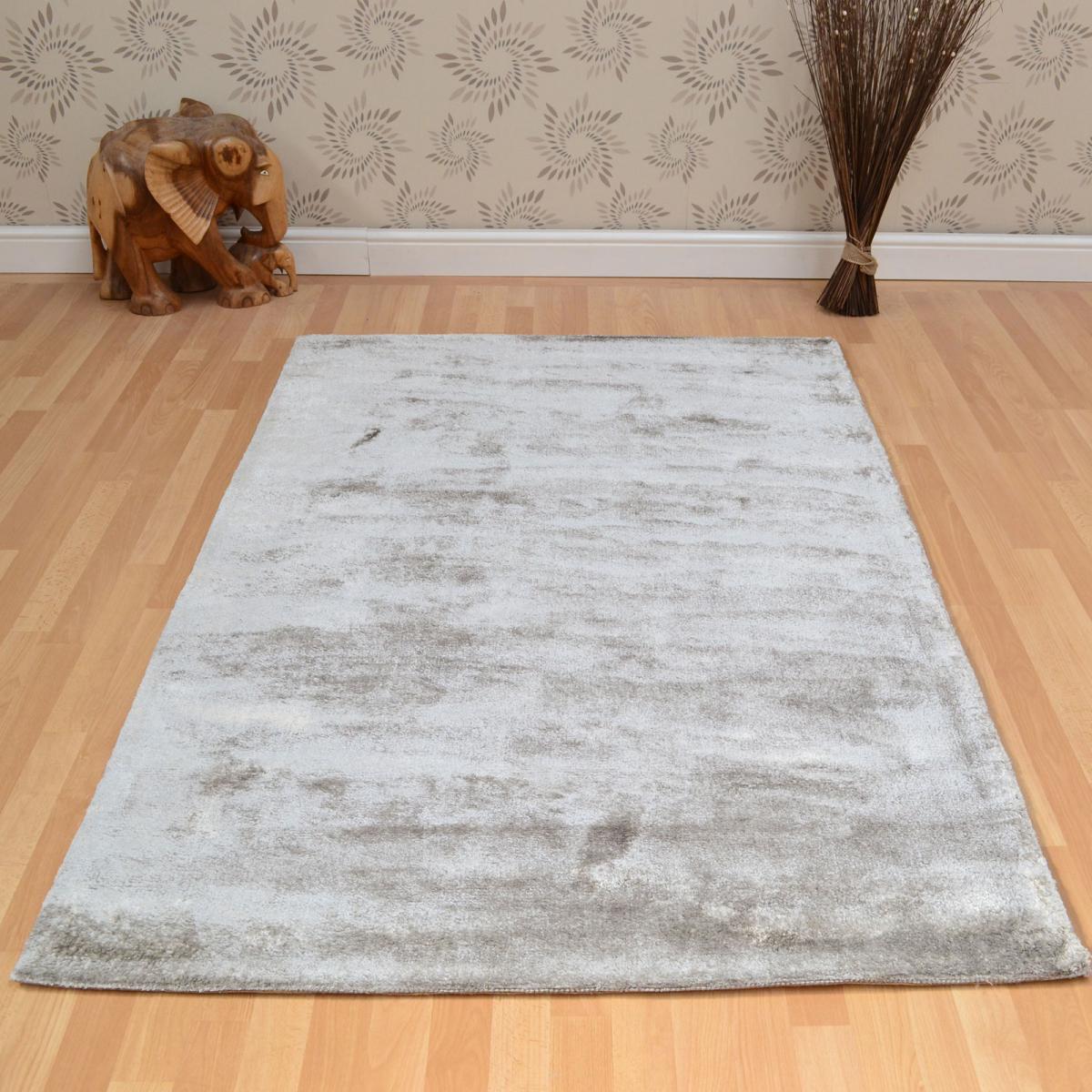 Dolce Plain Viscose Rugs in Silver Grey&nbsp;160x230cm – image 4