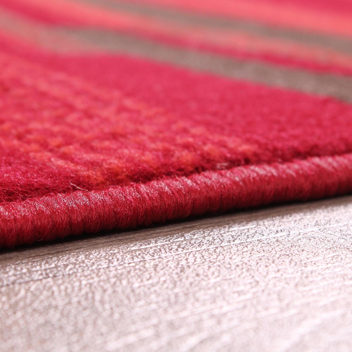 City Block Rugs in Red by Rugstyle 60x110cm – image 3