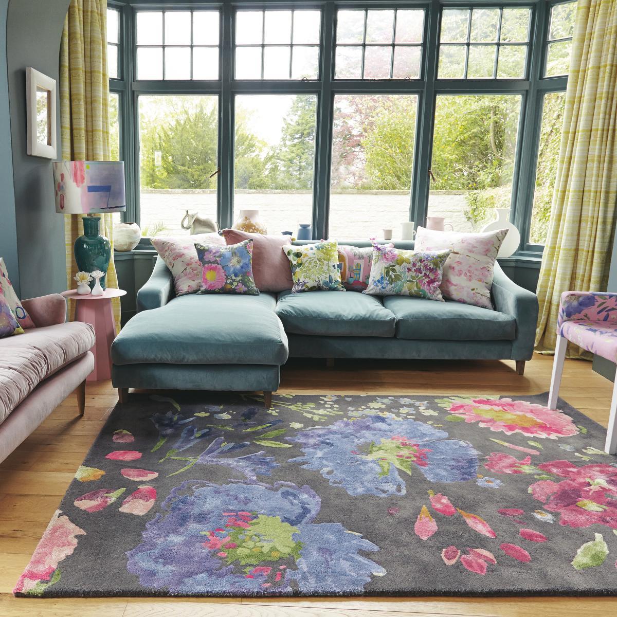Kippen 18705 Modern Floral Rugs by Bluebellgray 170x240cm – image 1