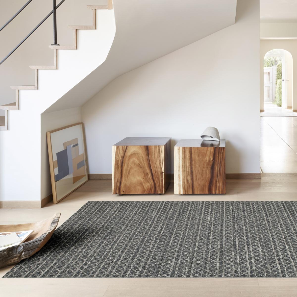 High Line Modern Wool Rugs 99103 3025 in Anthracite Grey – image 1