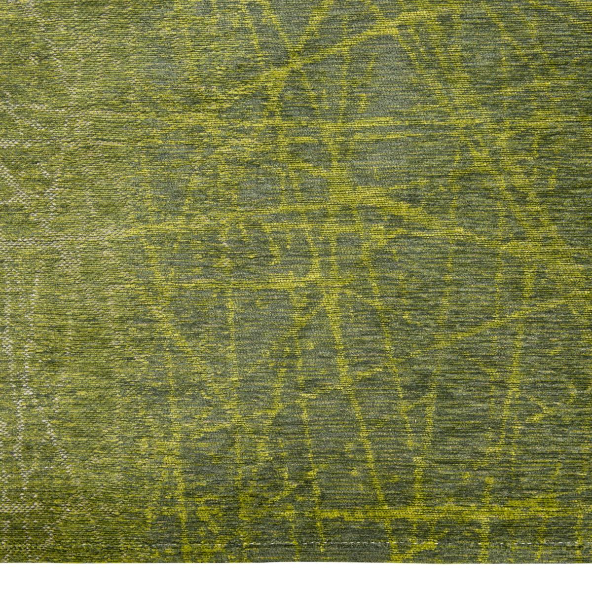 Louis De Poortere Modern Abstract Mad Men Fahrenheit Rug 8882 Central Park Green&nbsp;170x240cm – image 5
