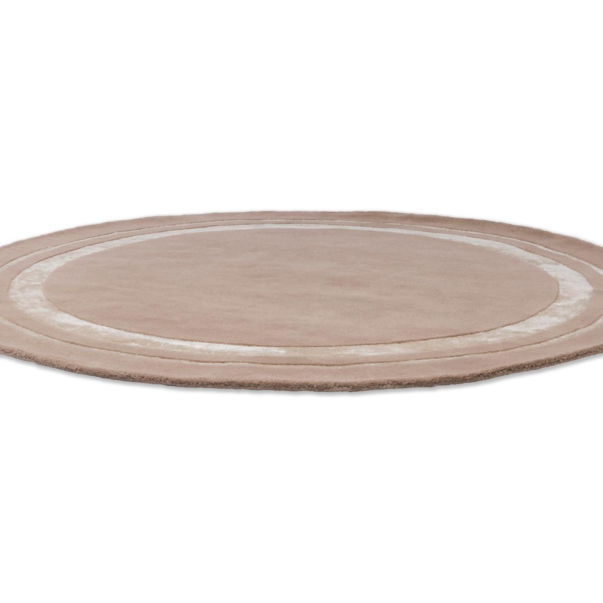 Redbrook 081801 Circle Rug by Laura Ashley in Hazelnut Brown&nbsp;150x150cm – image 4