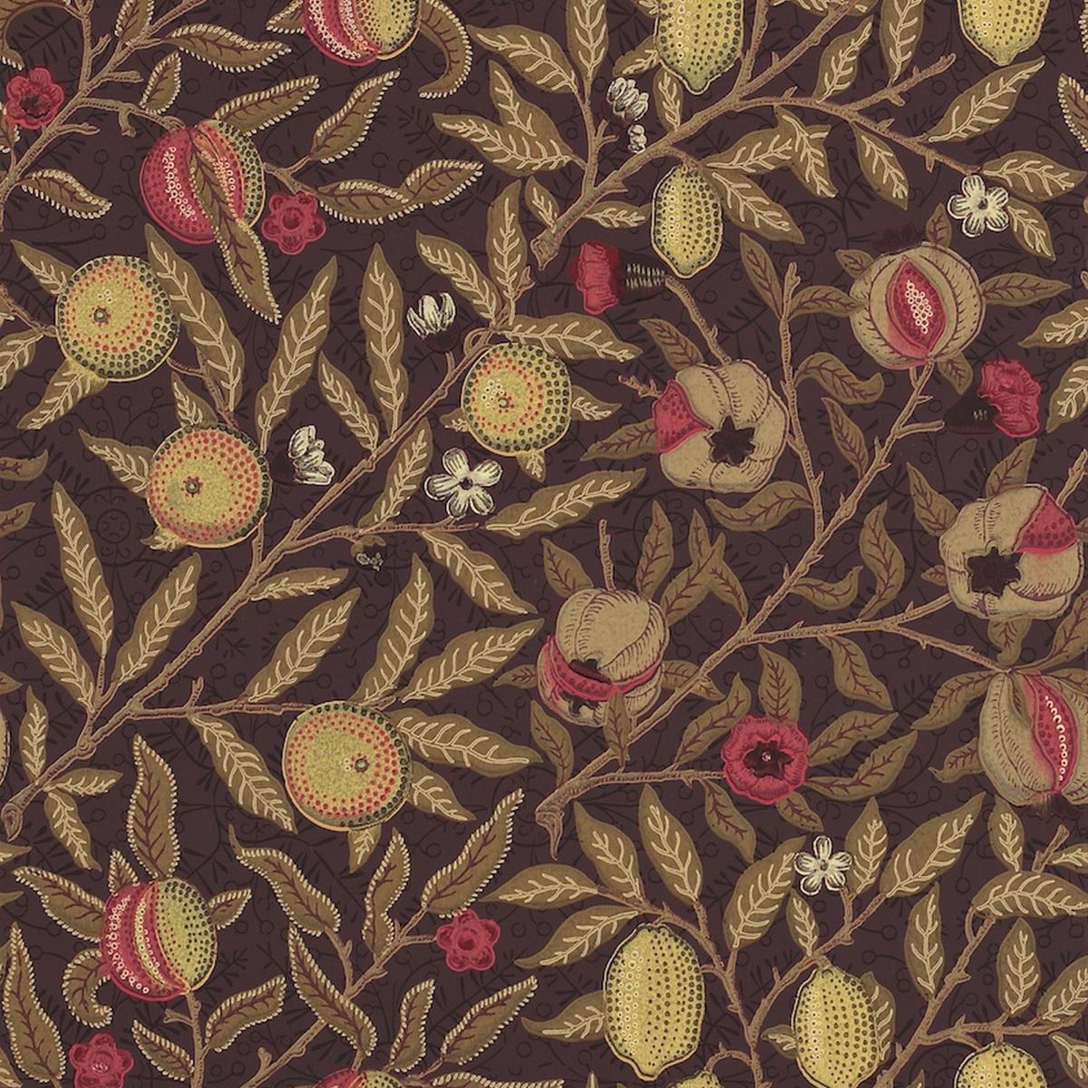 Fruit Wallpaper 210397 by Morris & Co in Wine Manilla Roll – image 2