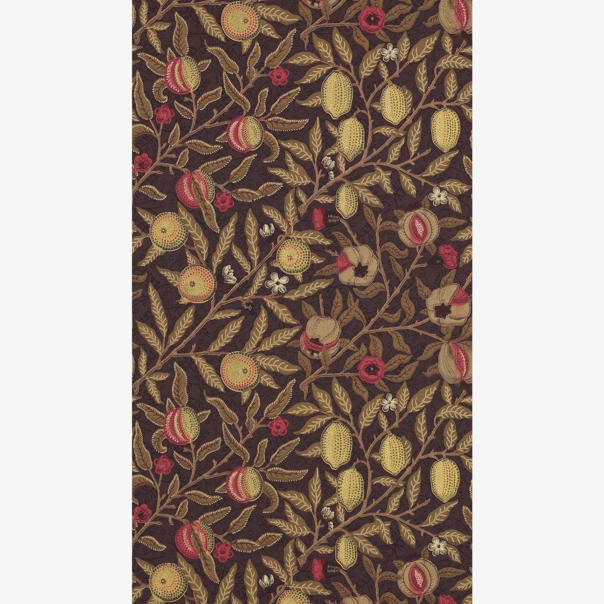 Fruit Wallpaper 210397 by Morris & Co in Wine Manilla Roll – image 1