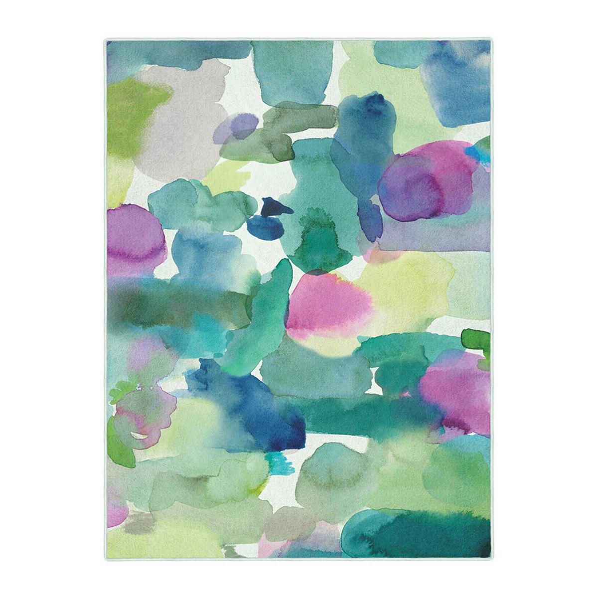 Rothesay 15707 Abstract Paint Rug in Multi Green by Bluebellgray – image 1