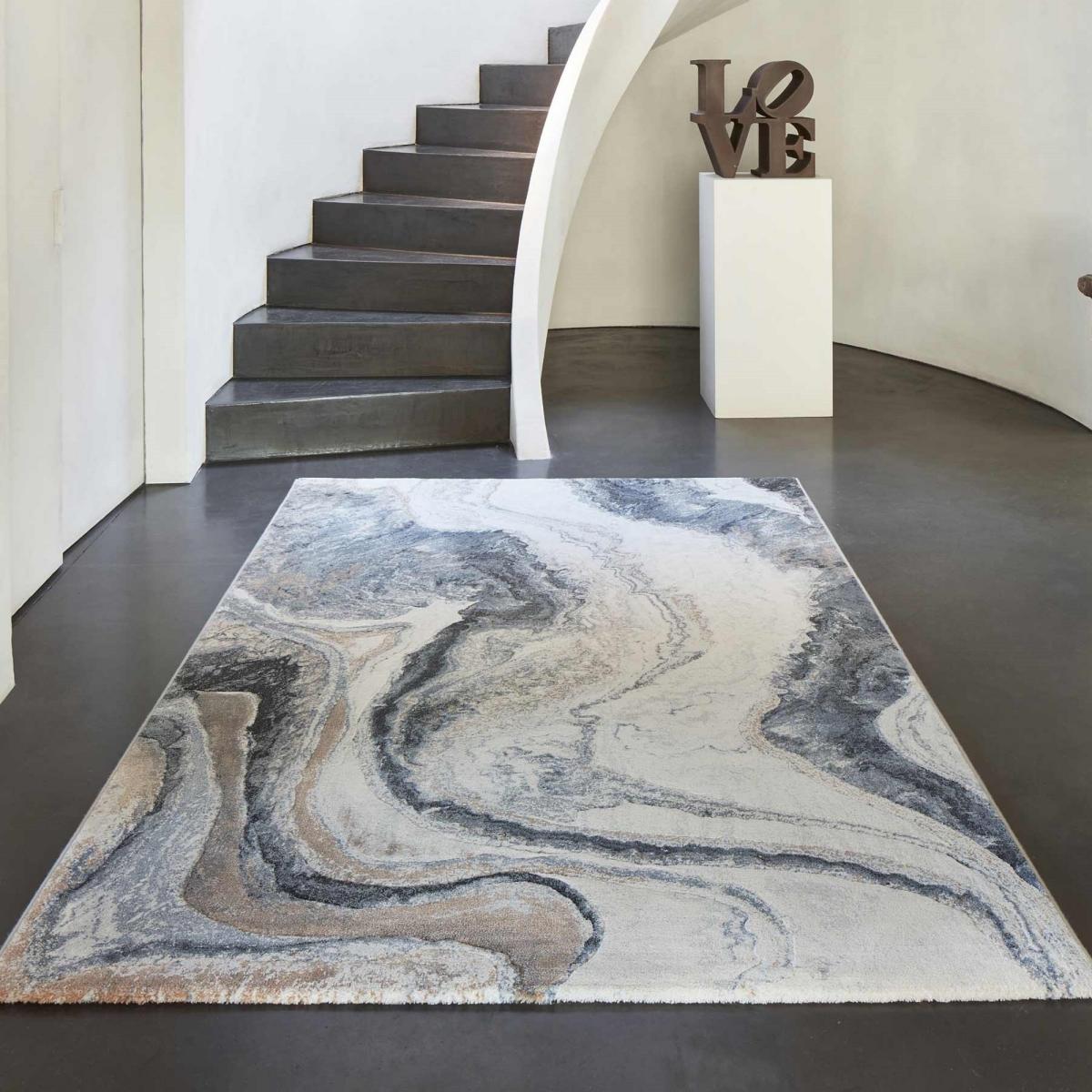 Galleria Marble Abstract 63618 8656 Rugs in Grey Multi280x380cm – image 1
