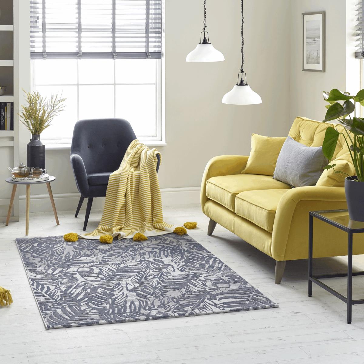 High Rise Rugs 6467A in Grey Blue160x230cm – image 1