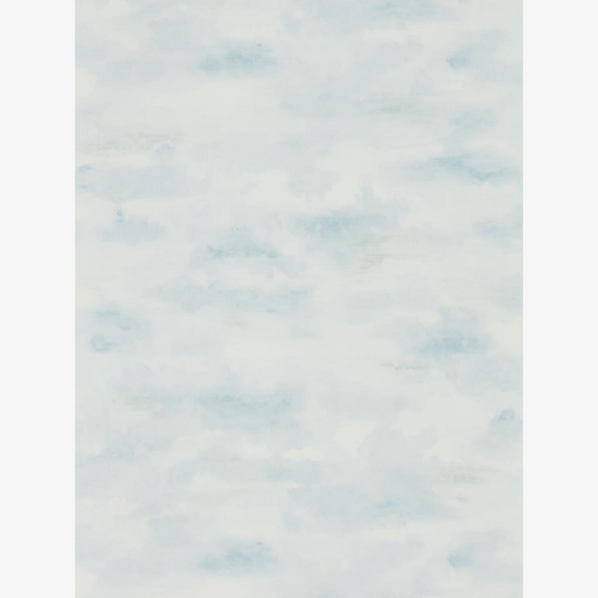 Bamburgh Sky Wallpaper 216516 by Sanderson in Mist Blue Roll