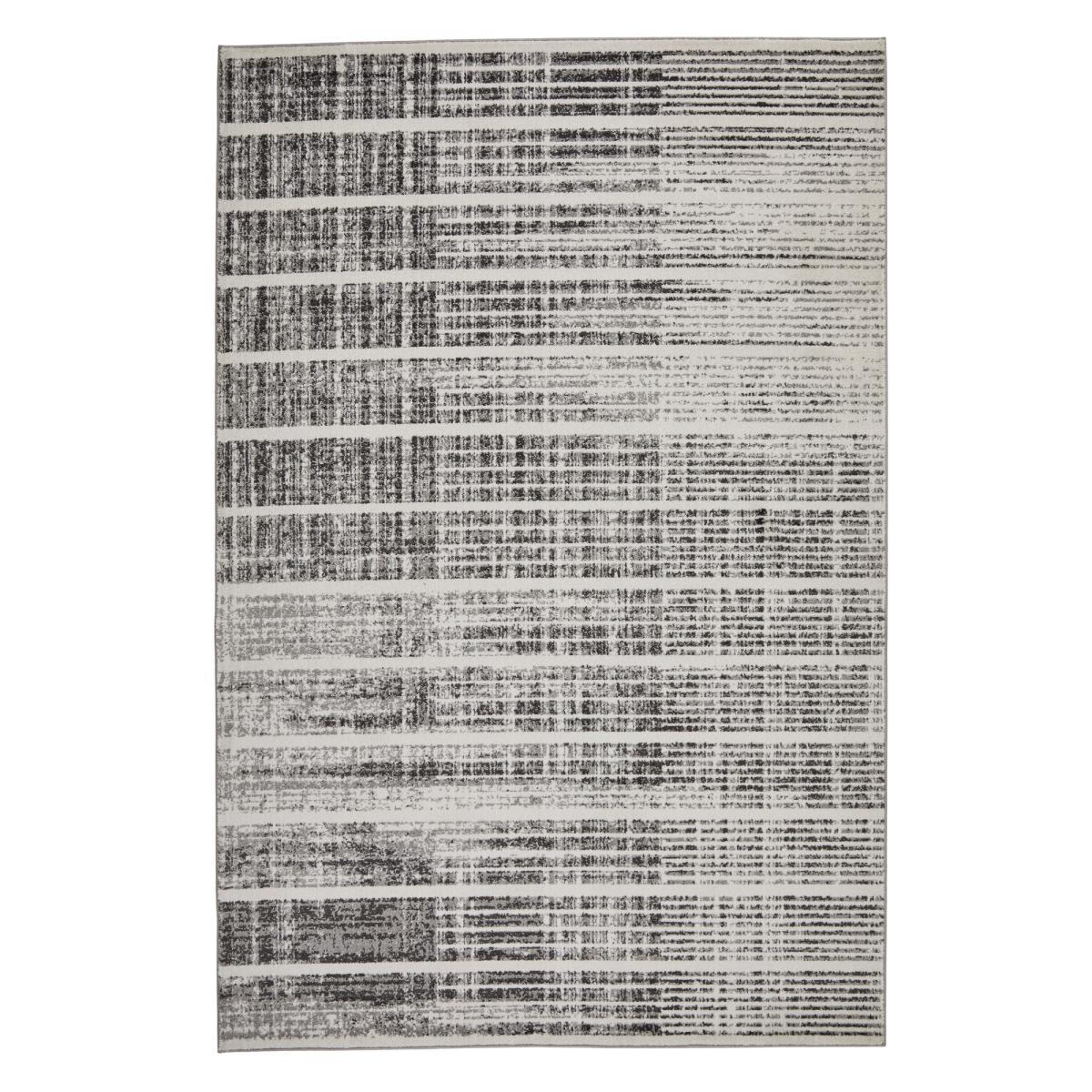 Sanford 8116E Striped Abstract Rug In Grey Ivory160x230cm – image 5