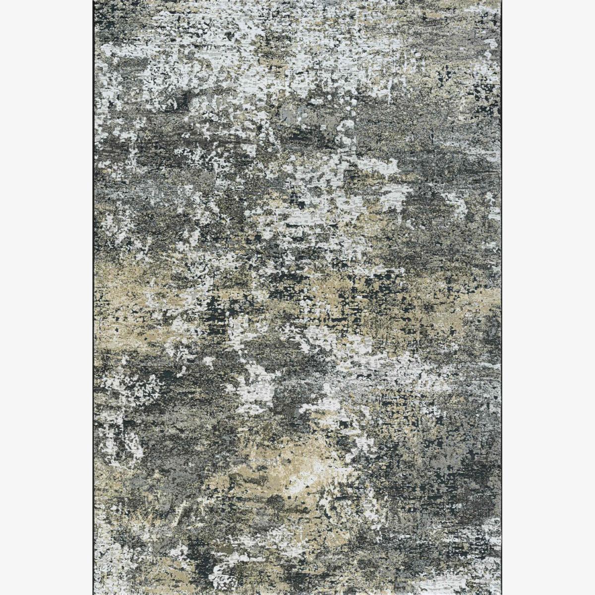 Canyon Abstract Modern Rug 52071 2535 in Charcoal Grey240x330cm