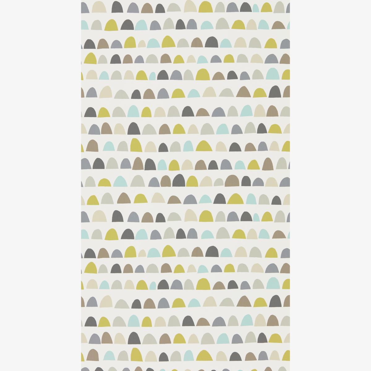 Priya Wallpaper 111296 by Scion in Mist Pear Pewter Roll