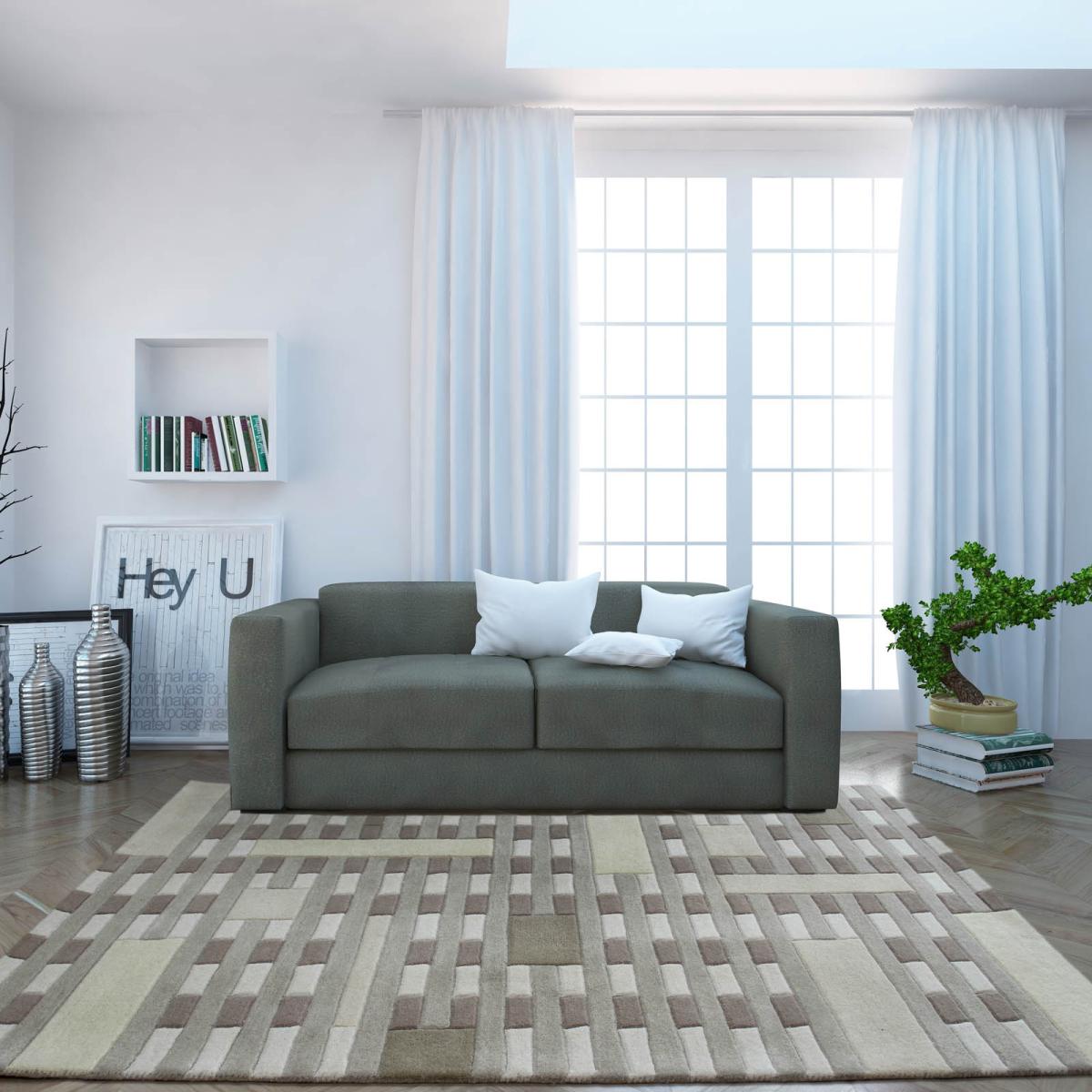 Indian Summer Streets Rugs in Beige – image 2