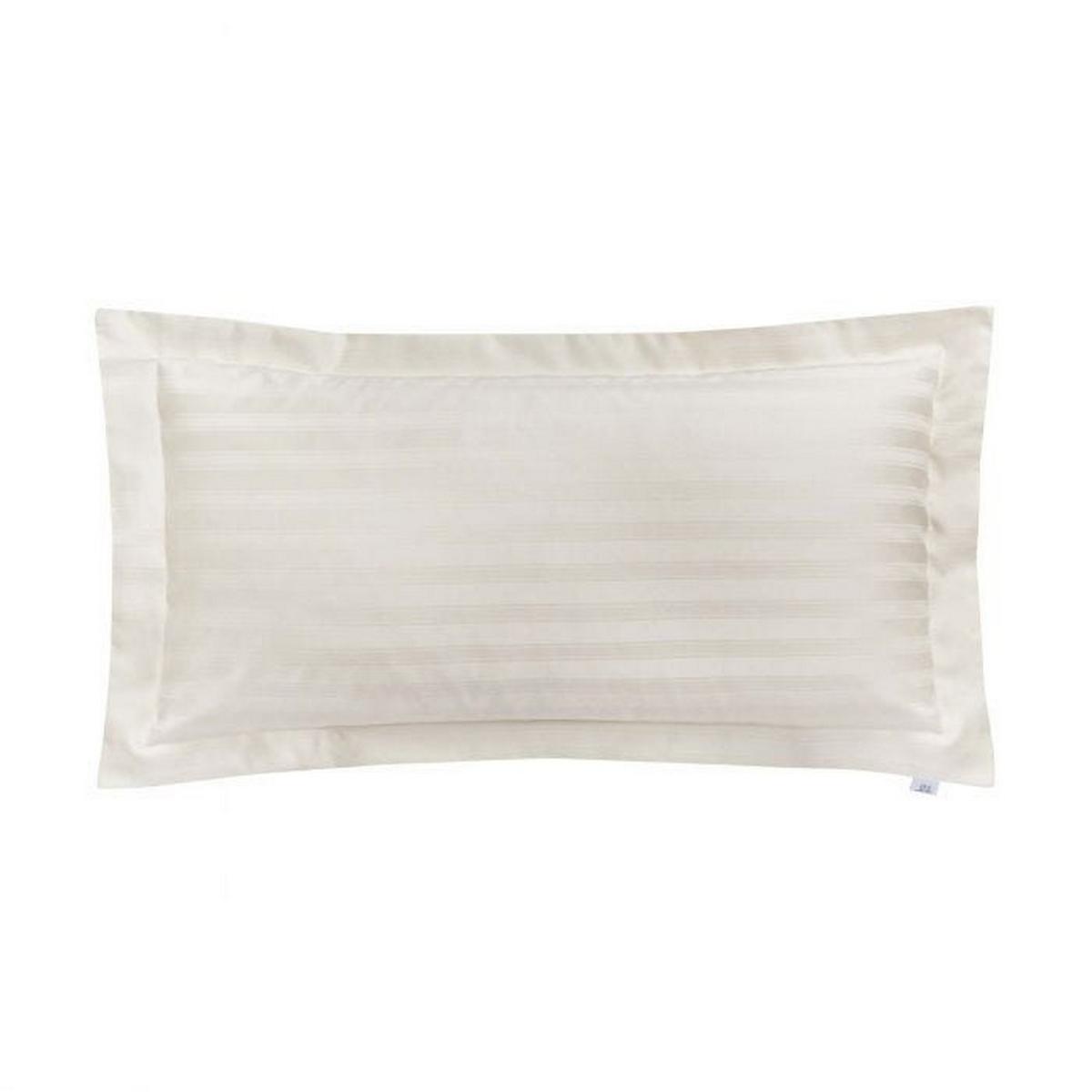 Adan Fine Linens Striped Cotton Bedding in Chalk&nbsp;90x50cm – image 5