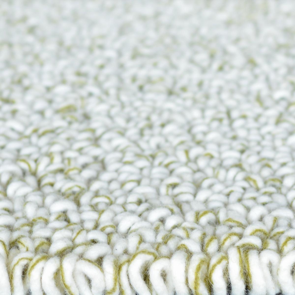 Trace Loop Shaggy Rugs in olive green 120917 By Brink and Campman – image 2