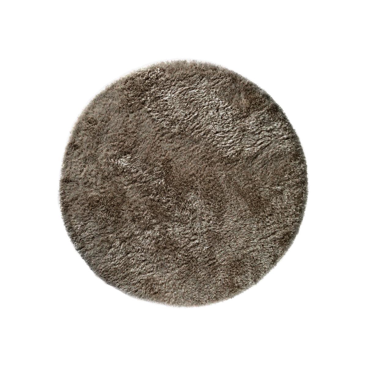 Plush Circle in Taupe