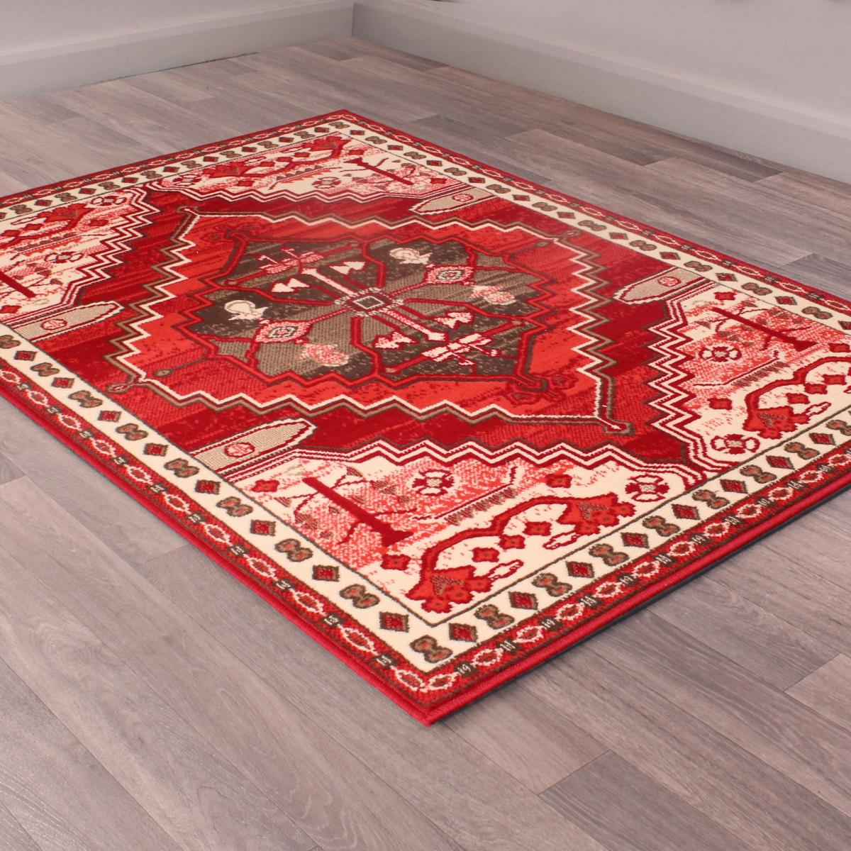 Peking Rugs in Red by Rugstyle 60x110cm – image 2