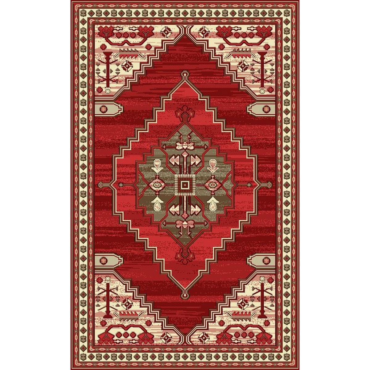 Peking Rugs in Red by Rugstyle 60x110cm – image 3