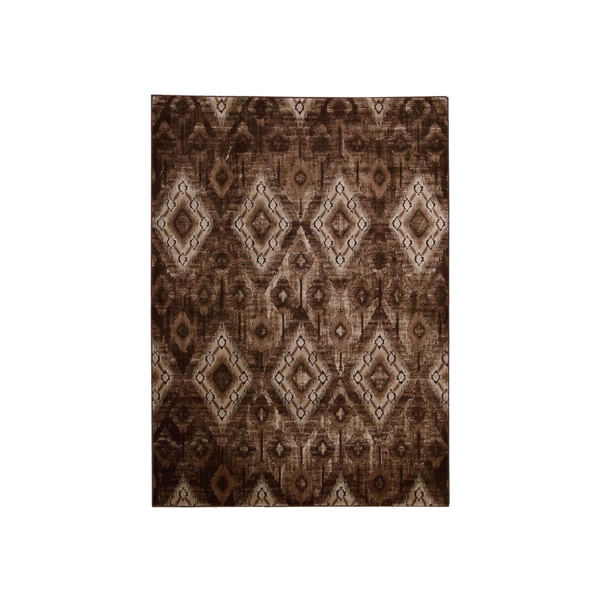 Karma Rugs KRM02 in Chocolate Brown – image 1