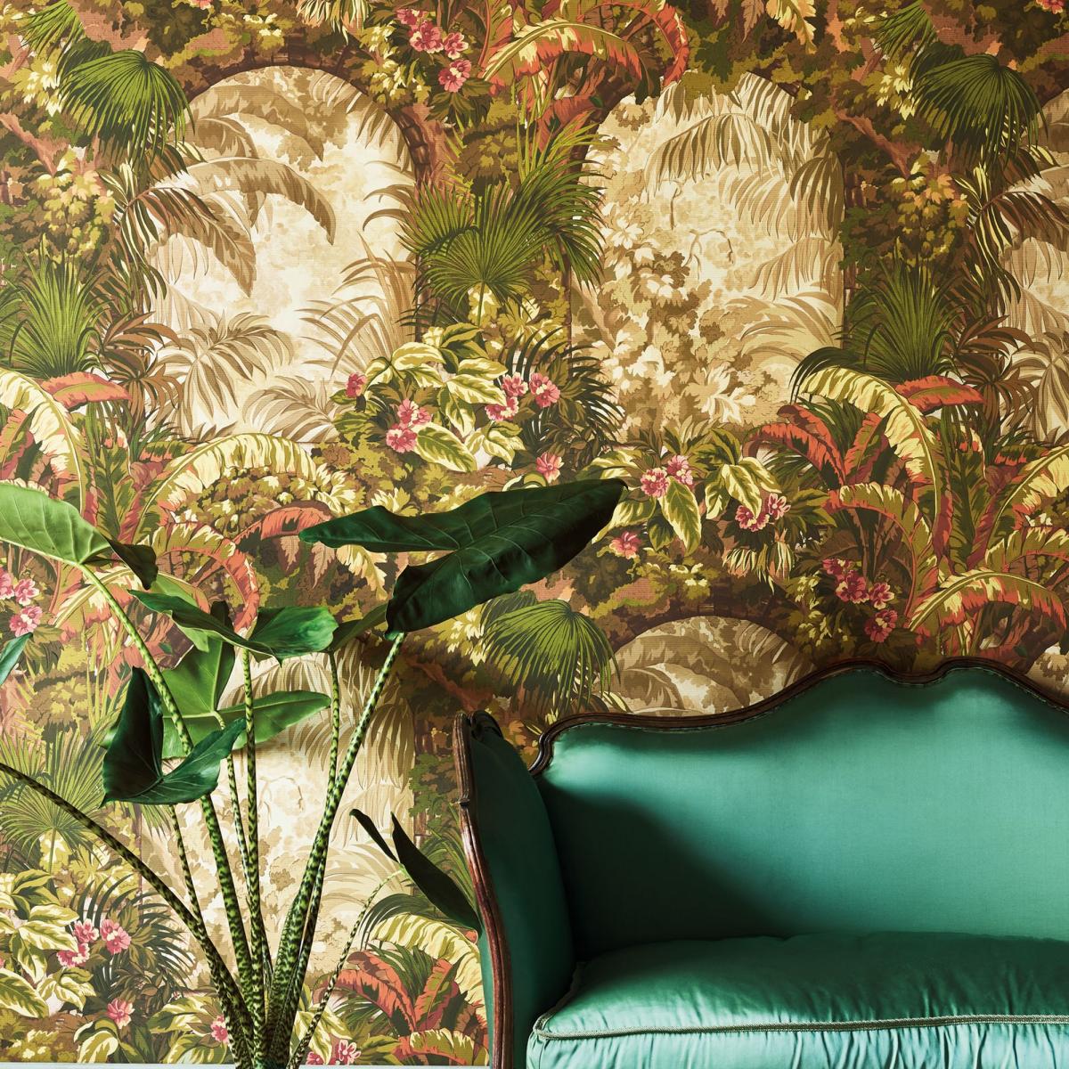 Hispalis Wallpaper 2005 by Cole & Son in KhakiRoll