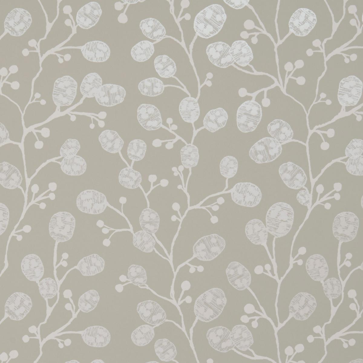 Honesty Wallpaper W0092 03 by Clarke and Clarke in Ivory Linen Roll