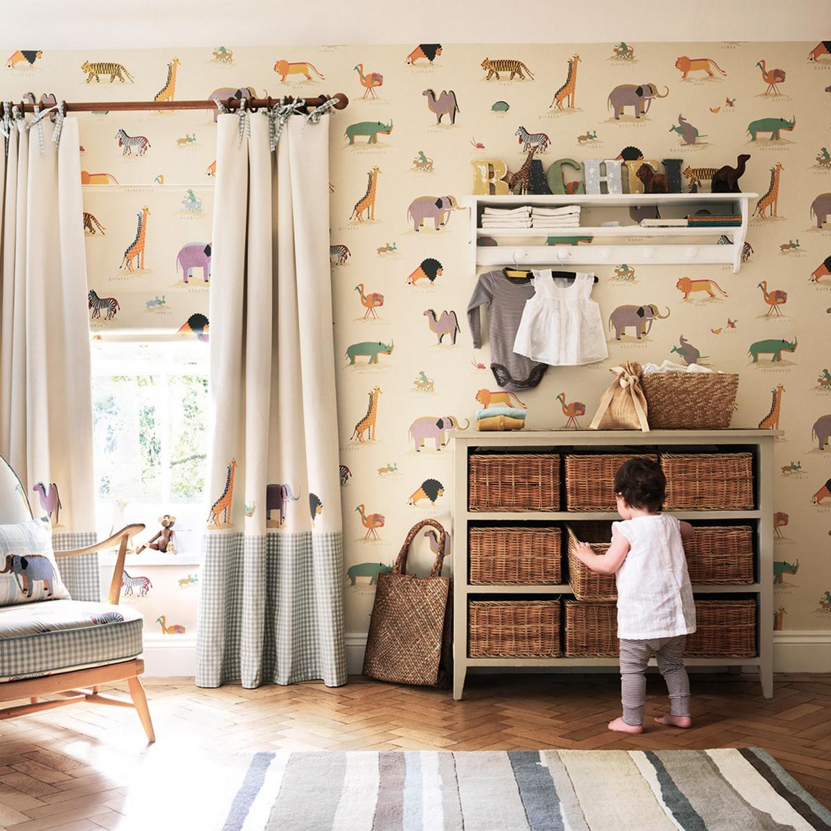 Two by Two Wallpaper 214043 by Sanderson in Vintage MultiRoll – image 2