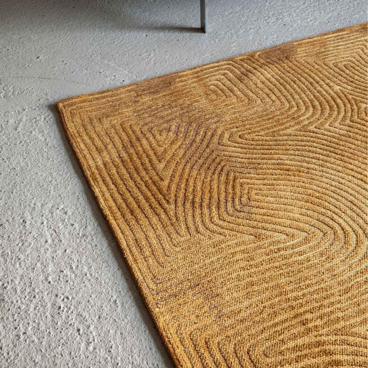 Louis De Poortere Meditation Coral Rug 9226 in Jelly Gold 170x240cm – image 2