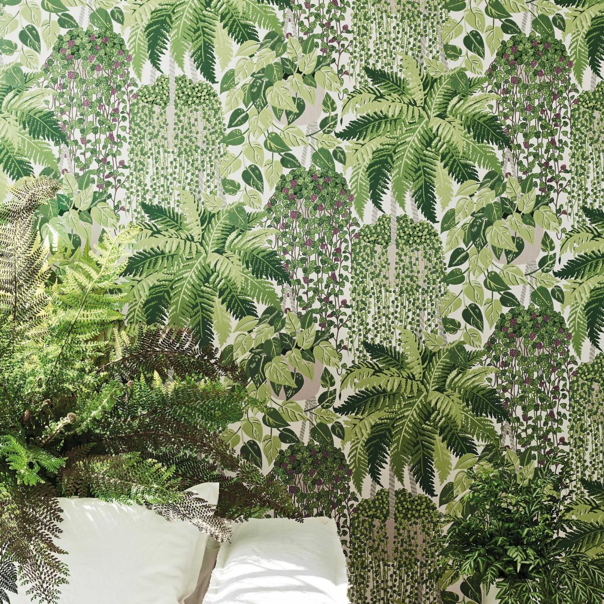 Fern Wallpaper 7021 by Cole & Son in Leaf Green Olive Roll – image 1