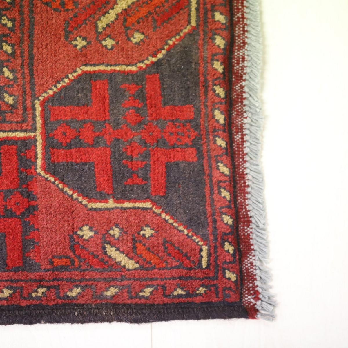 Khal Mohammadi Traditional Wool Runner Rug 46278 in Red – image 2