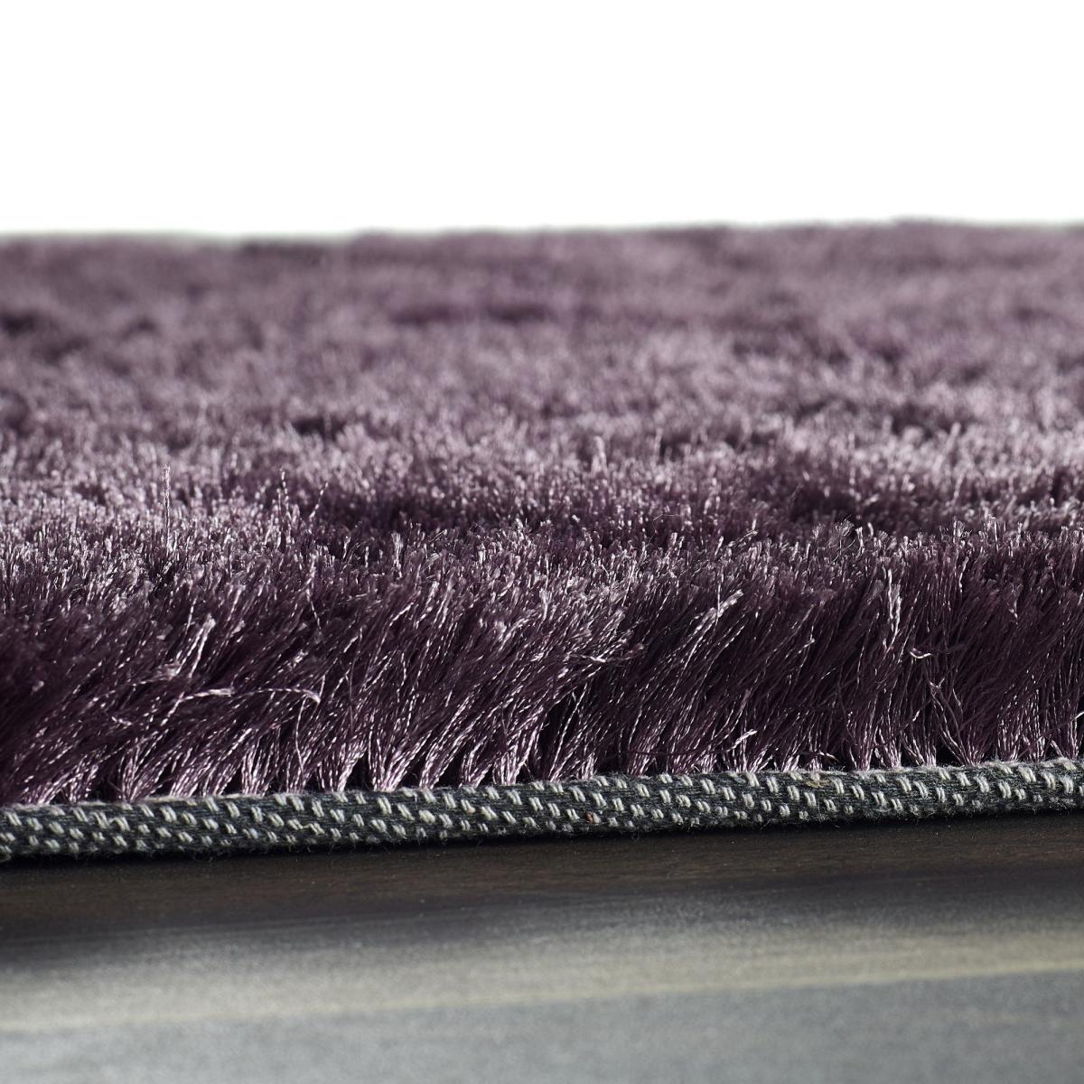 Shimmer Shaggy Lustrous Rugs in Mauve 120x170cm – image 2