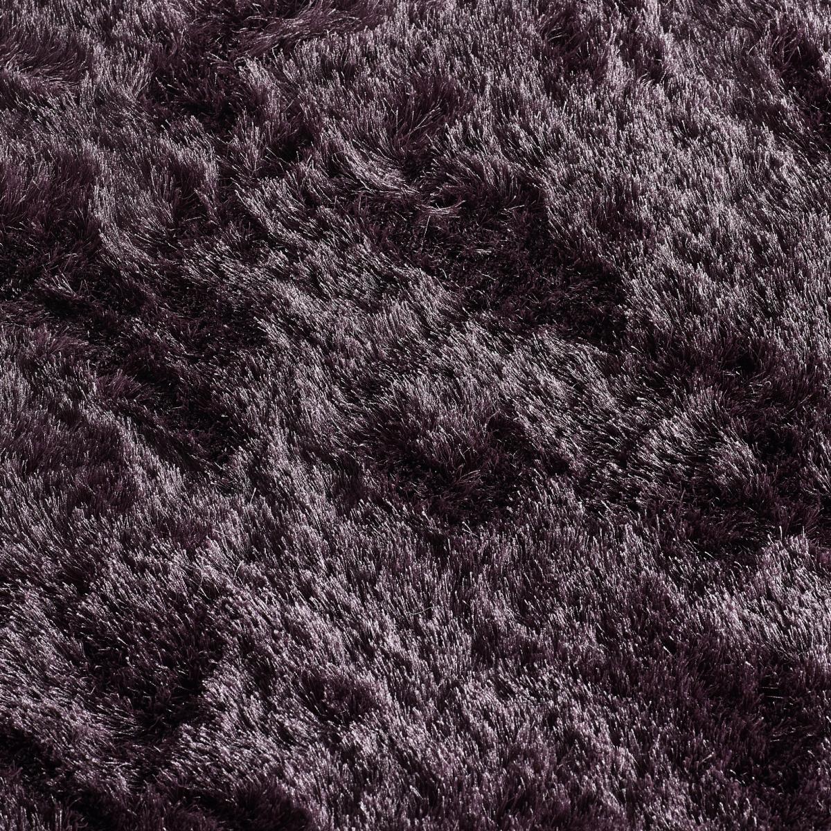 Shimmer Shaggy Lustrous Rugs in Mauve 120x170cm – image 3