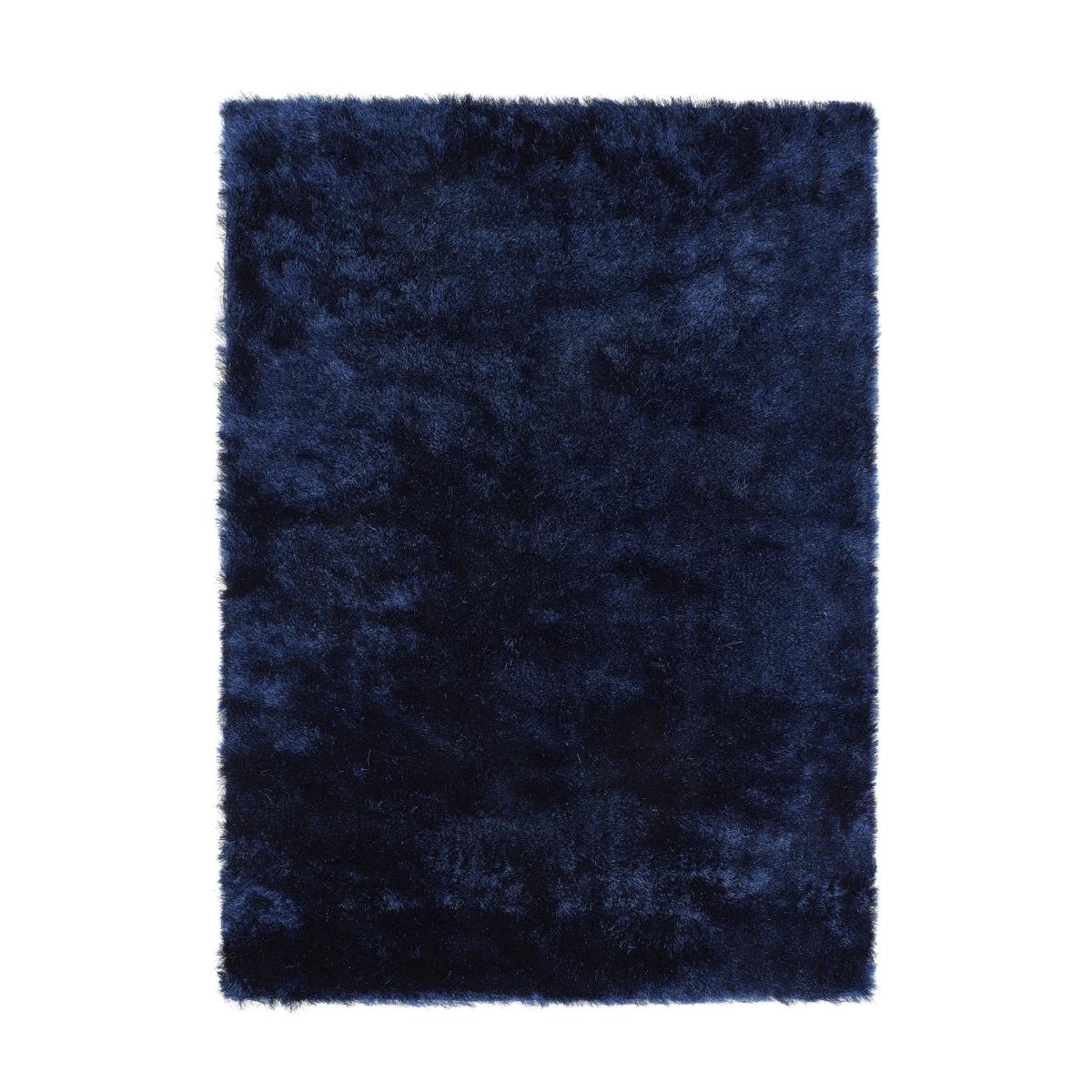 Shimmer Shaggy Lustrous Rugs in Indigo 80x150cm – image 4