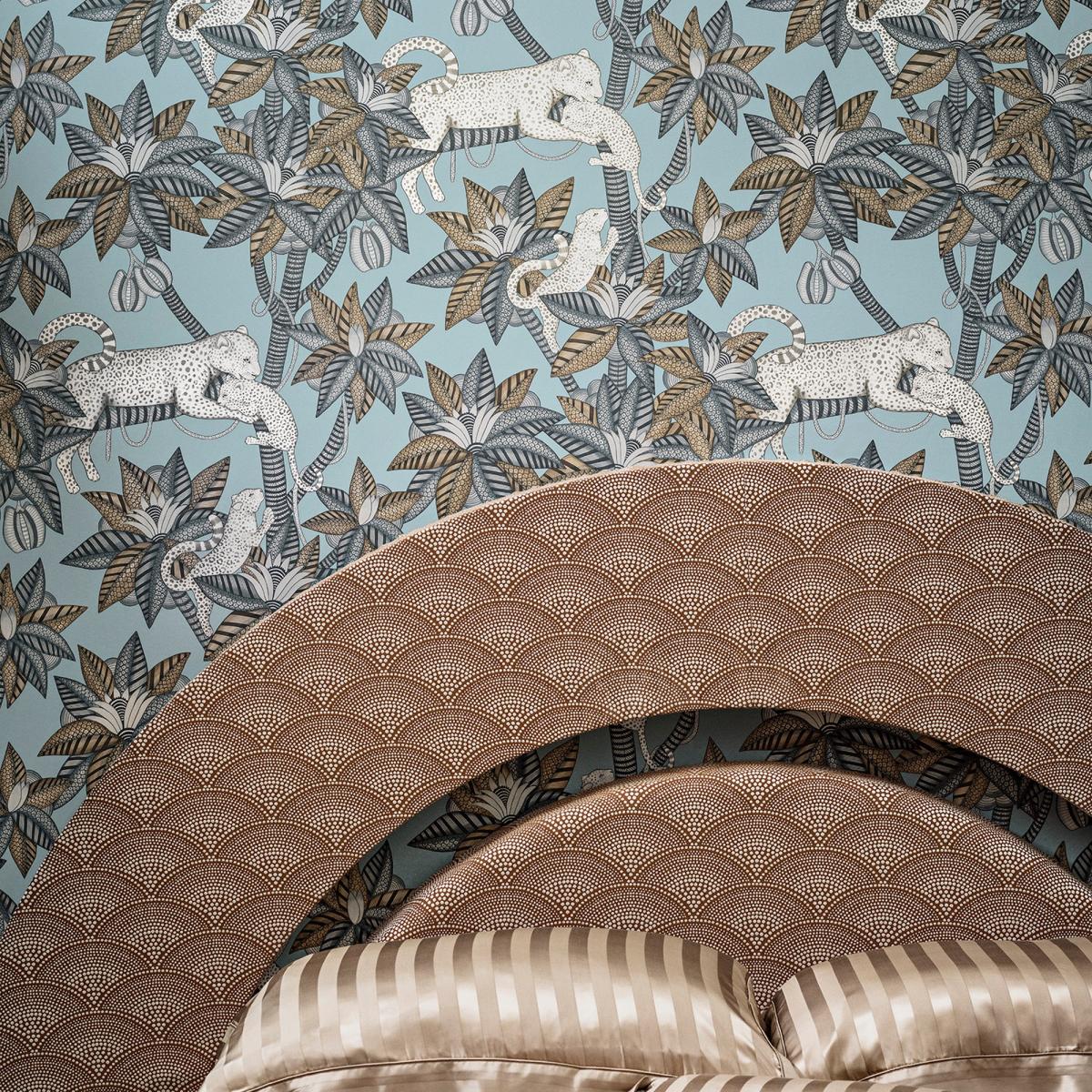 Satara Wallpaper 119 3012 by Cole & Son in Slate Grey&nbsp;Roll – image 2