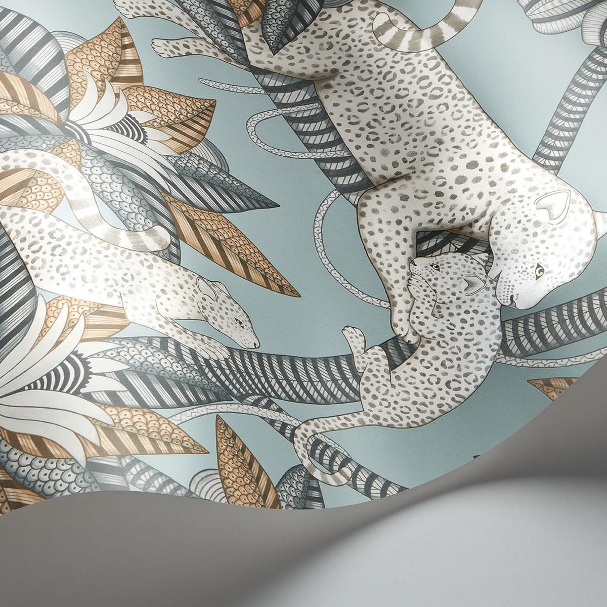 Satara Wallpaper 119 3012 by Cole & Son in Slate Grey&nbsp;Roll – image 3