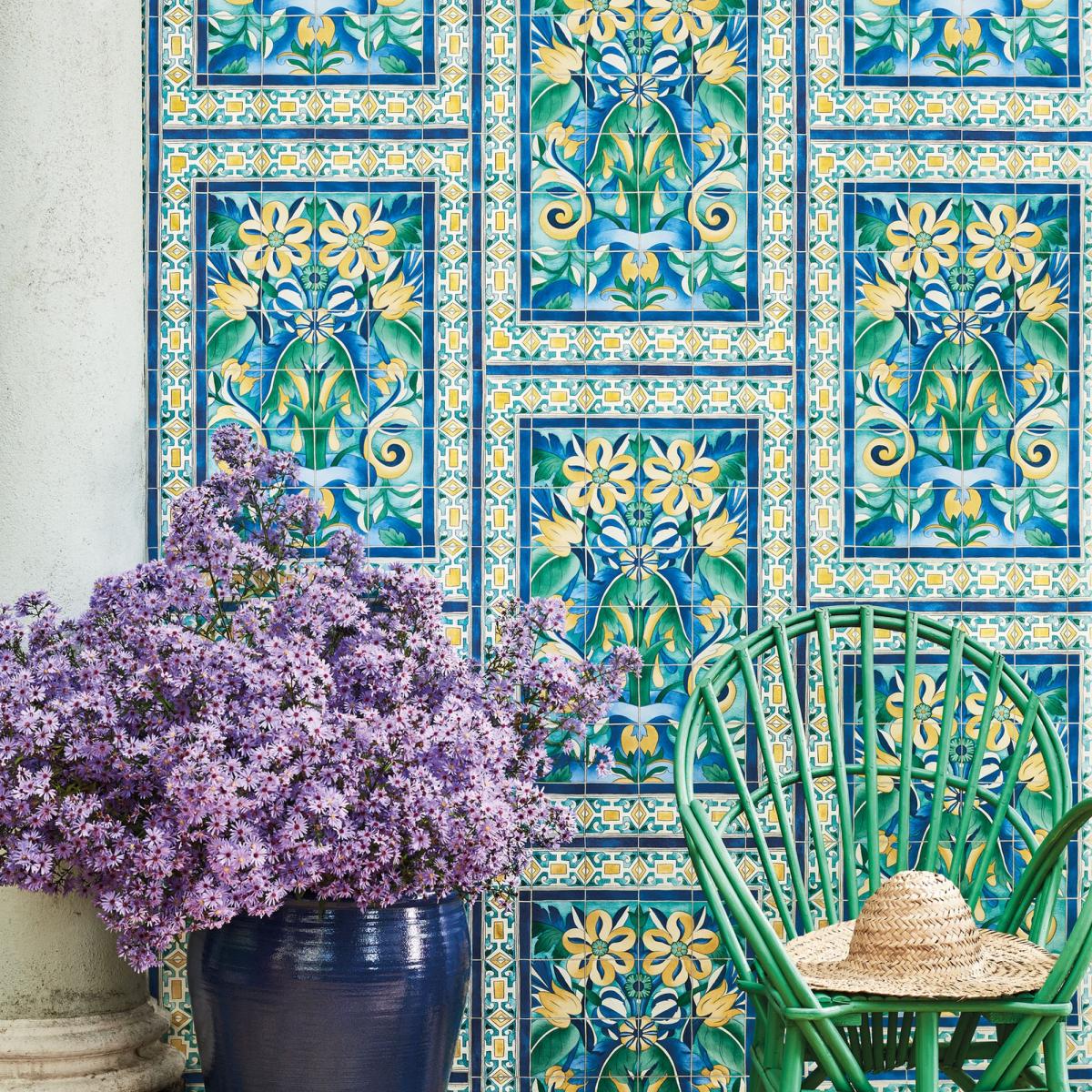 Triana Wallpaper 5013 by Cole & Son in Canary YellowRoll
