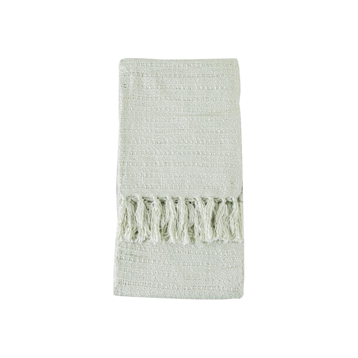 Bryn Knit Textured Throw in Green 130x170cm