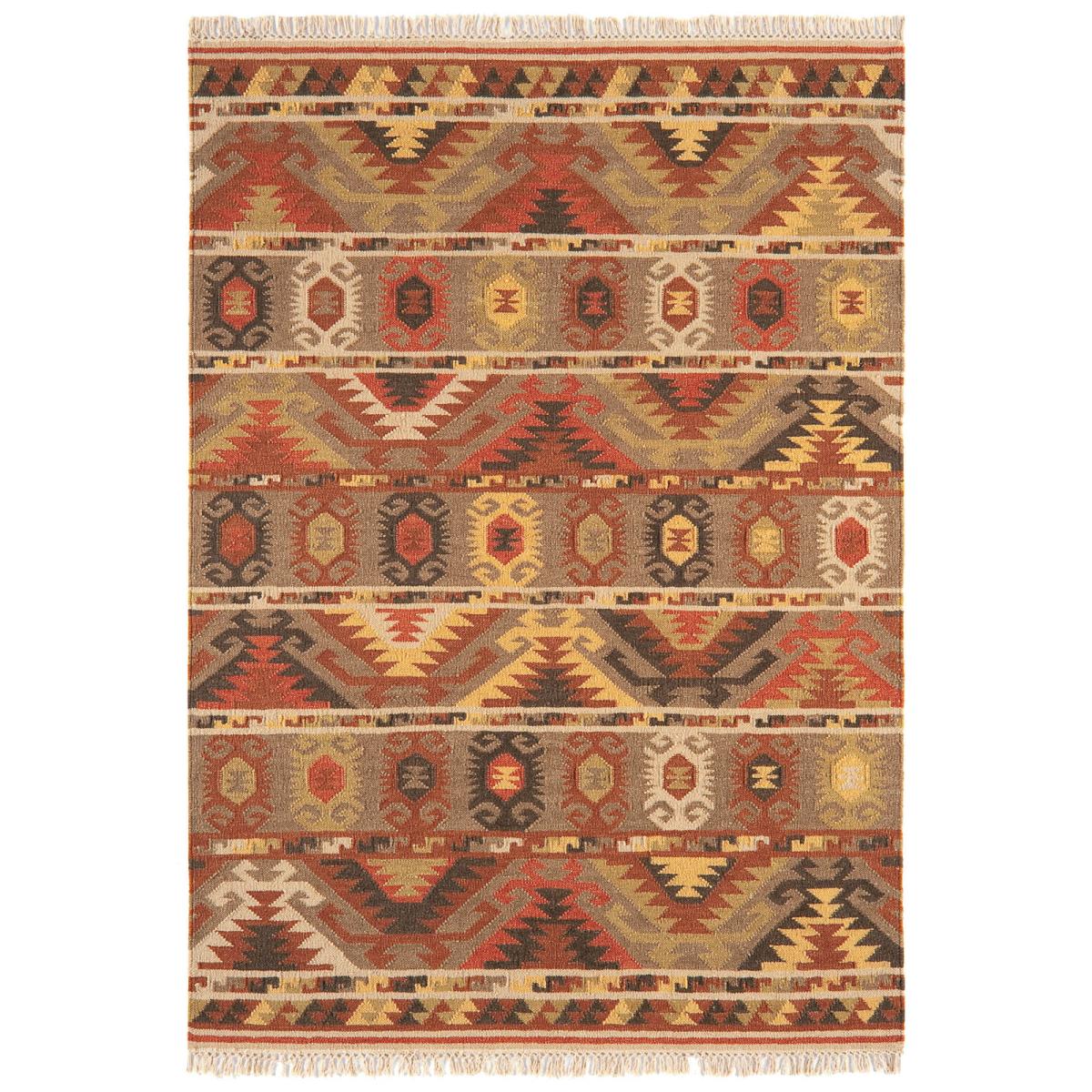 Kelims KE06 Traditional Tribal Flatweave Rugs in Multi 120x170cm – image 5