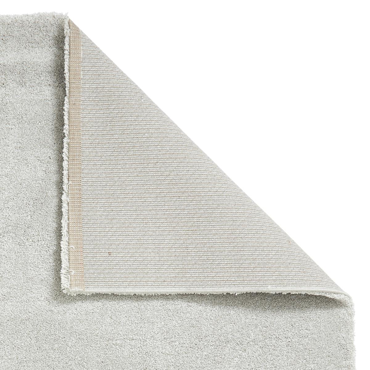 Deluxe Modern Plain Shaggy Rugs in Silver Grey160x230cm – image 4